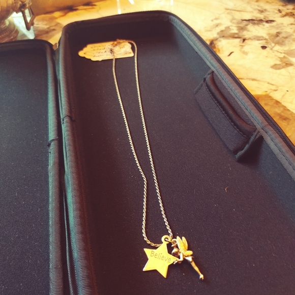 Limited Edition Tinker Bell Sterling Necklace - Picture 2 of 4